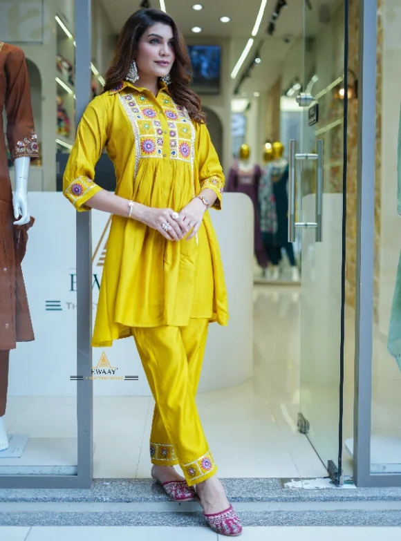 Yellow Festival Co-ord Set